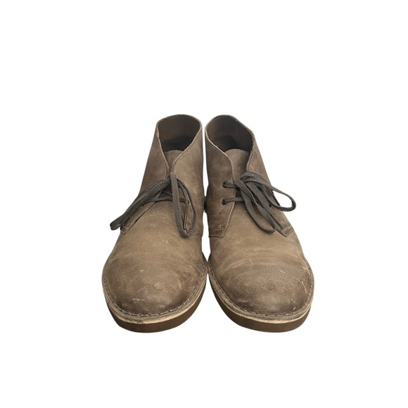 Clarks Men’s Bushacre 2 Chukka Boots 26130579 Brown Leather Size 11 main image 9
